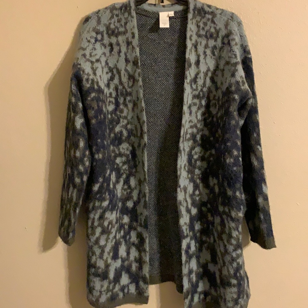 Ady P long open cardigan with pockets size M NWOT
